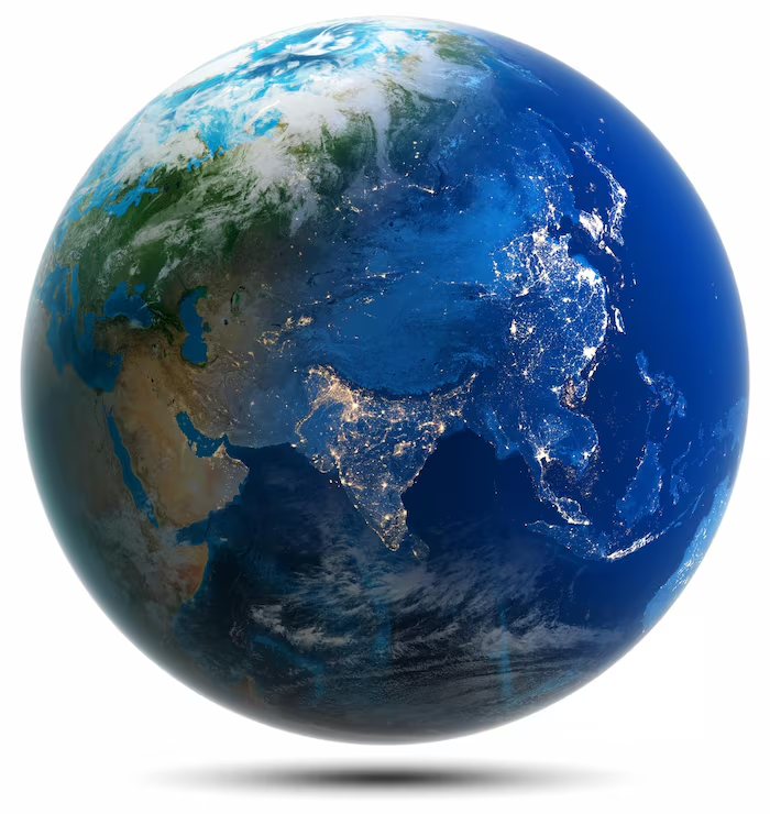 Global reach - Earth globe
